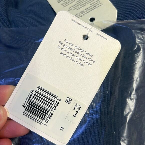 LEVIS - AUTHENTIC HOODIE SWEATSHIRT - Picture 5 of 7